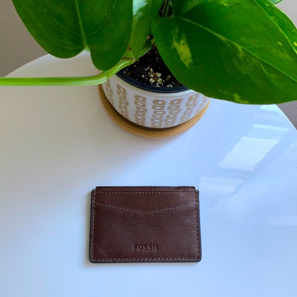 Fossil Other - Brown Fossil cardholder